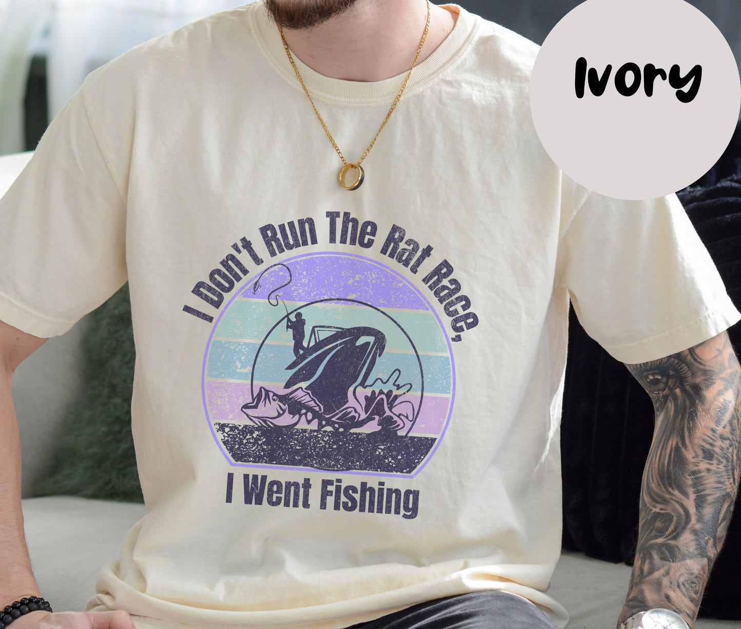 "I don't Run The Rat Race ..." Funny T-shirt Men And Women