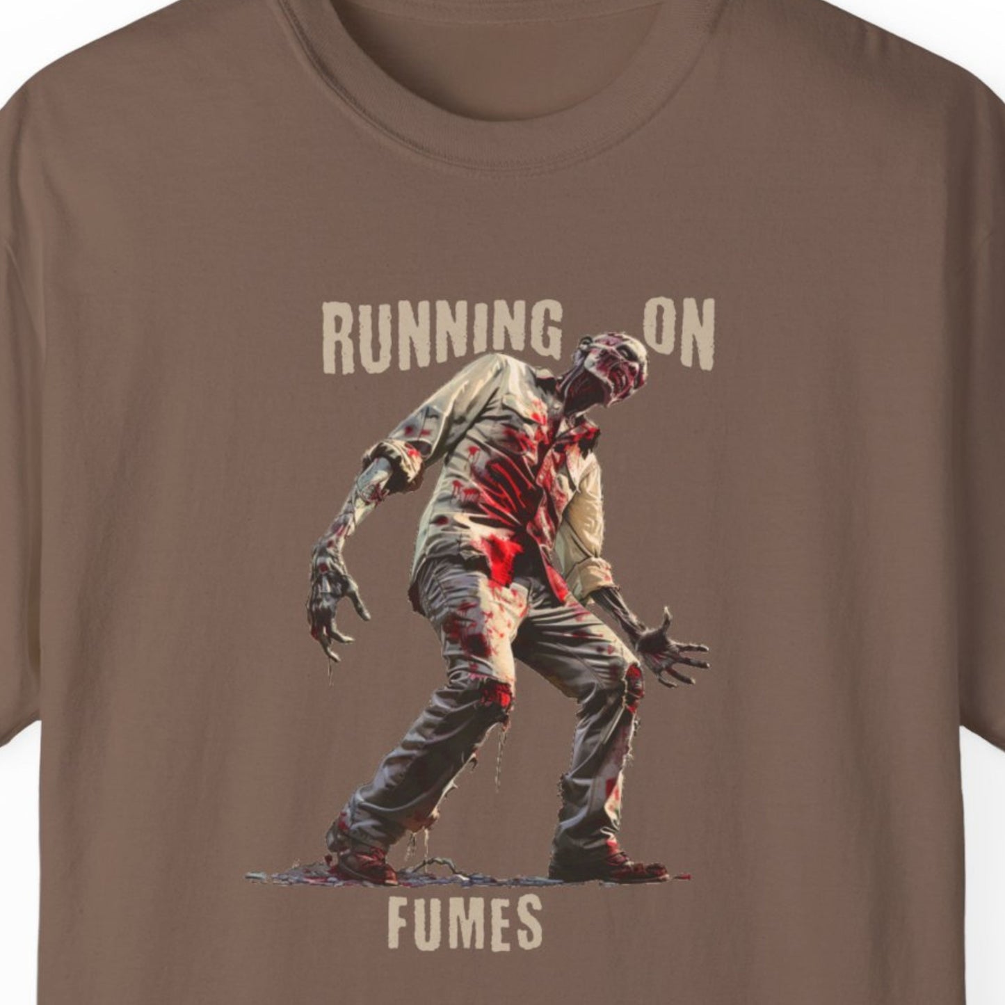 "Running On Fumes" Funny T-shirt for Work Men And Women