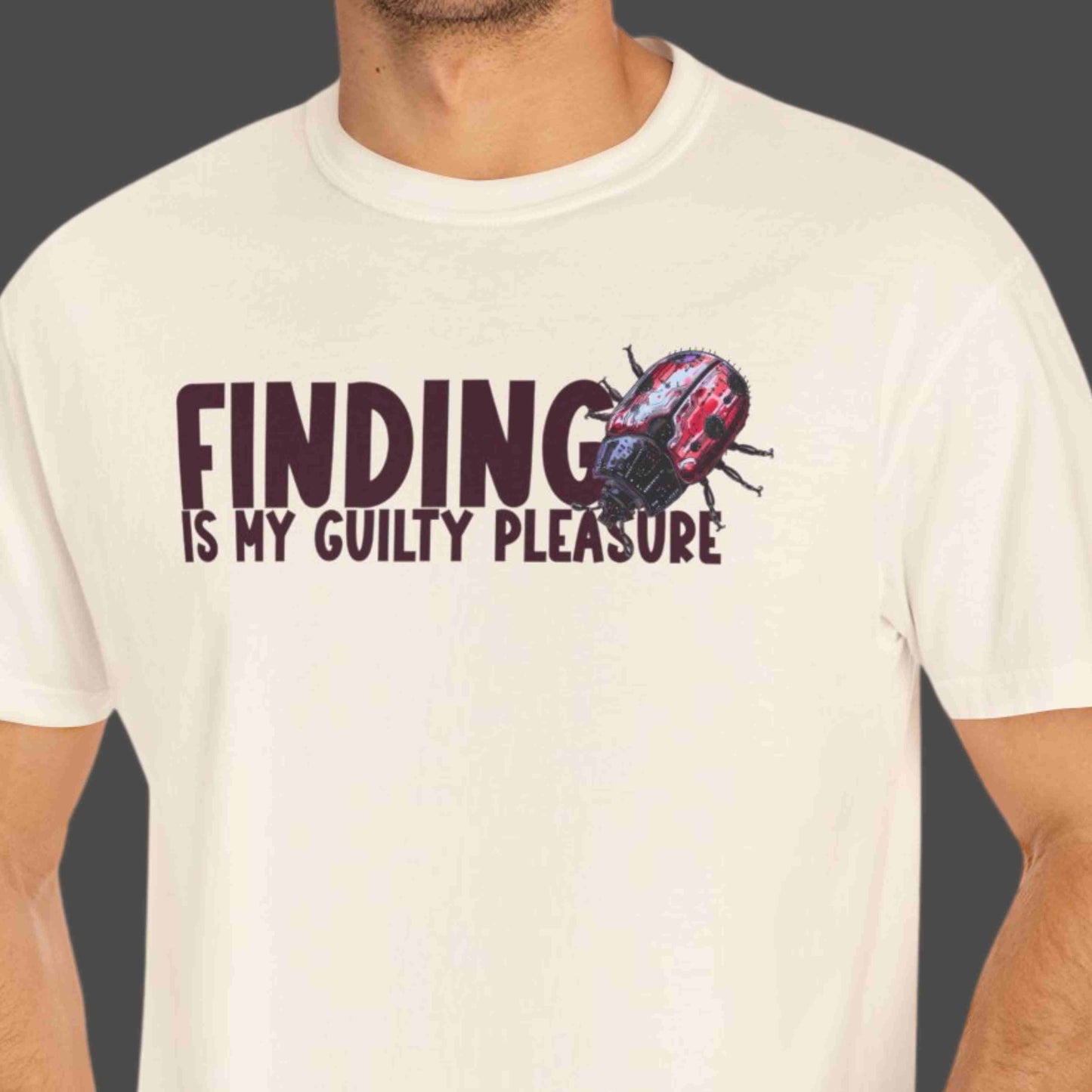 "Finding Bugs Is My Guilty Pleasure" Funny T-shirt For Coders Unisex