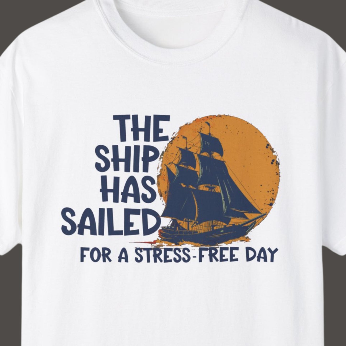 T-shirt with Funny Sayings Men White Front
