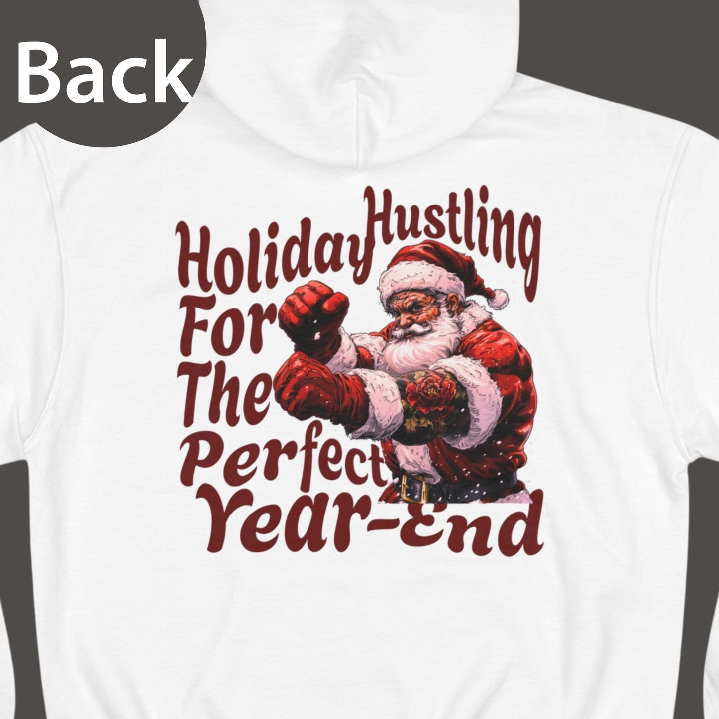 Champion S700 Hoodie "Holiday Hustling For The Perfect Year-End" Funny Christmas Hoodie