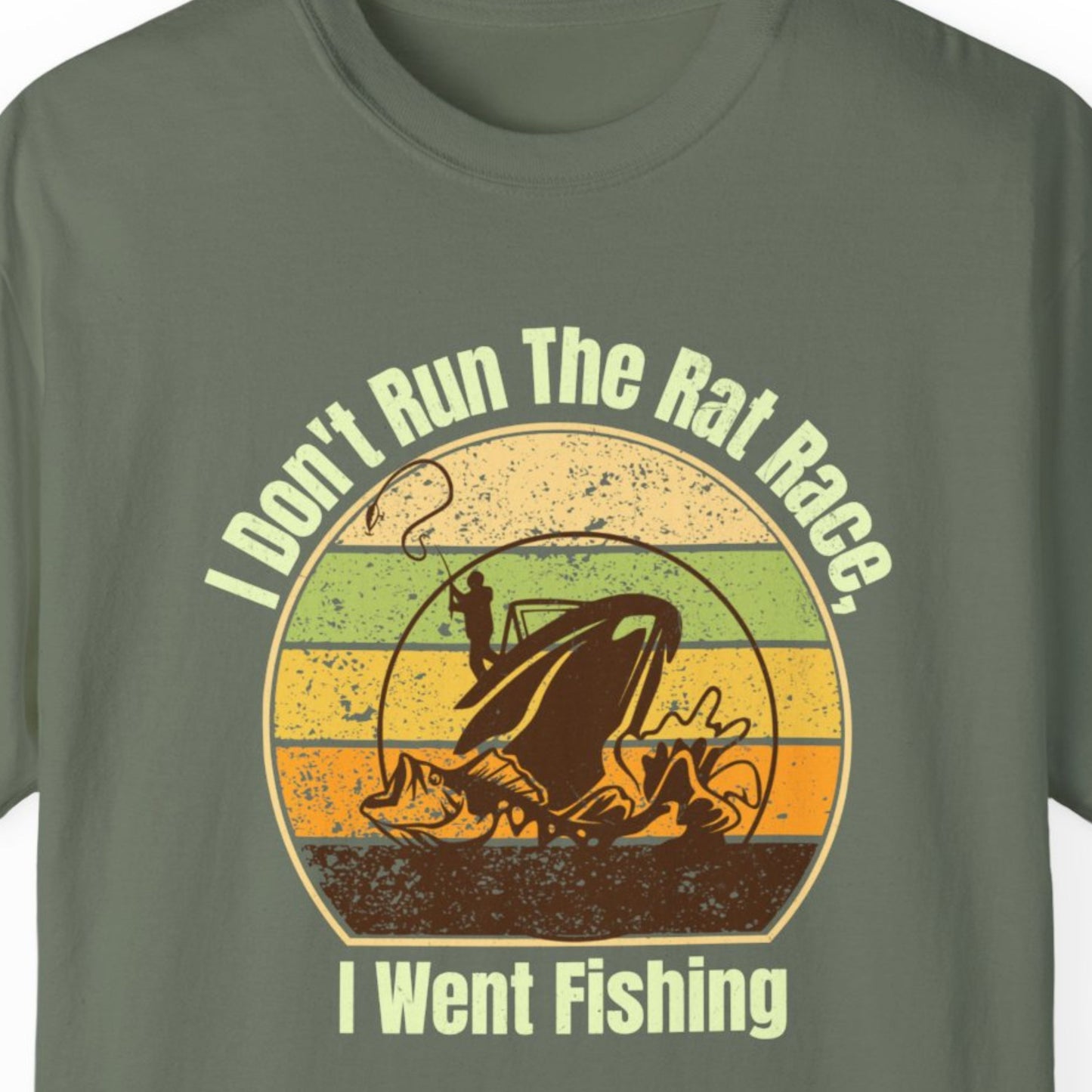 "I don't Run The Rat Race ..." Funny T-shirt Men And Women