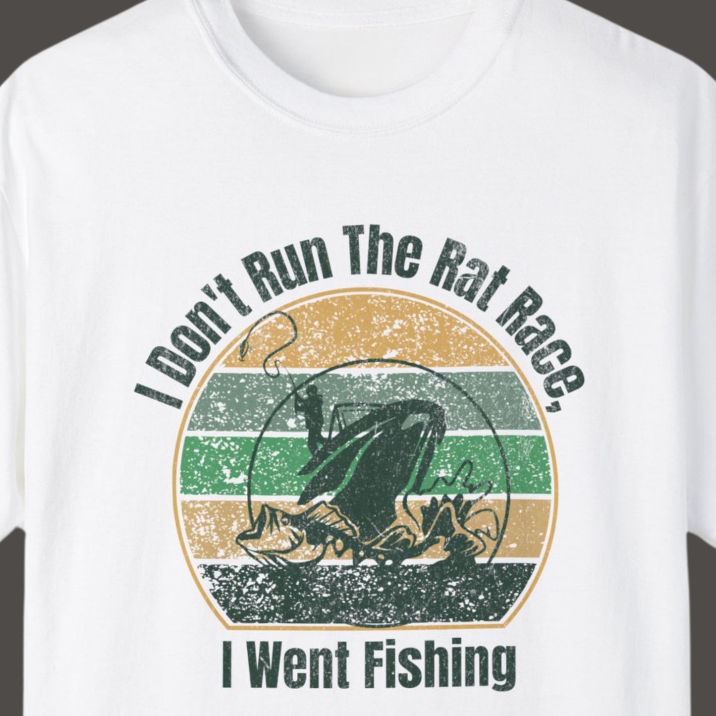 "I don't Run The Rat Race ..." Funny T-shirt Men And Women