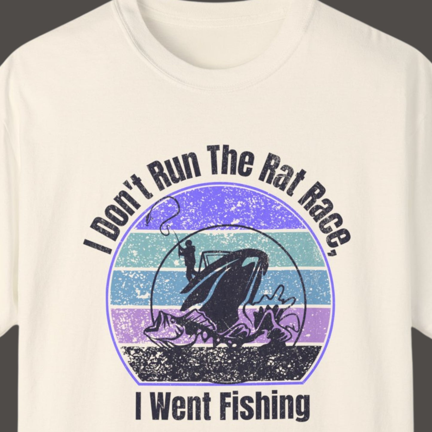 "I don't Run The Rat Race ..." Funny T-shirt Men And Women