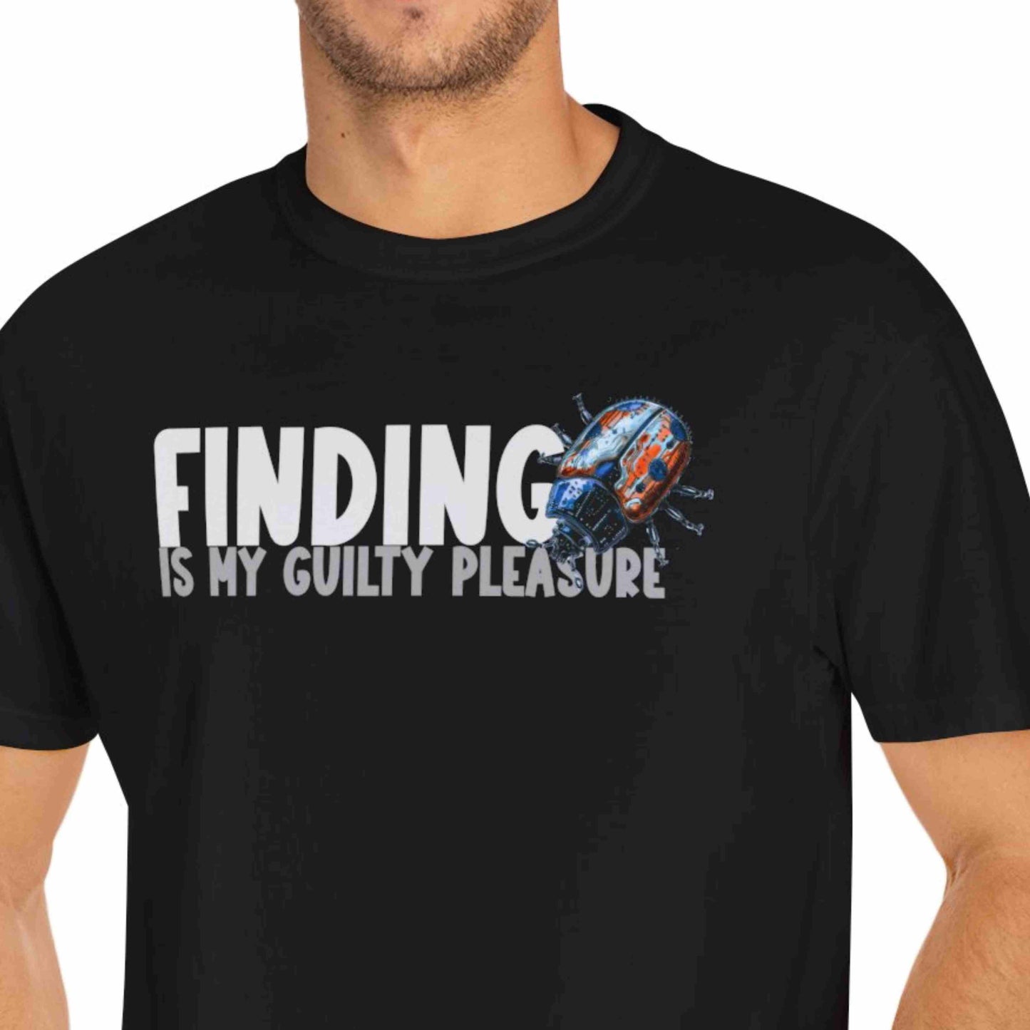 "Finding Bugs Is My Guilty Pleasure" Funny T-shirt For Coders Unisex