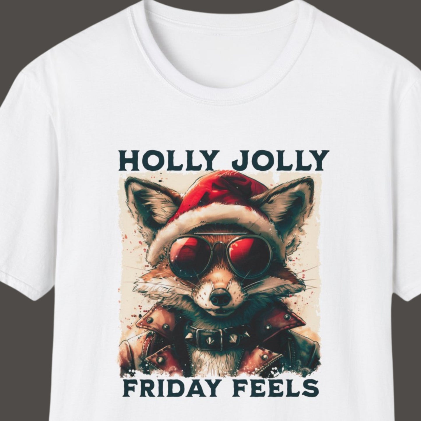 Funny Christmas T-shirt Men And Women White Front