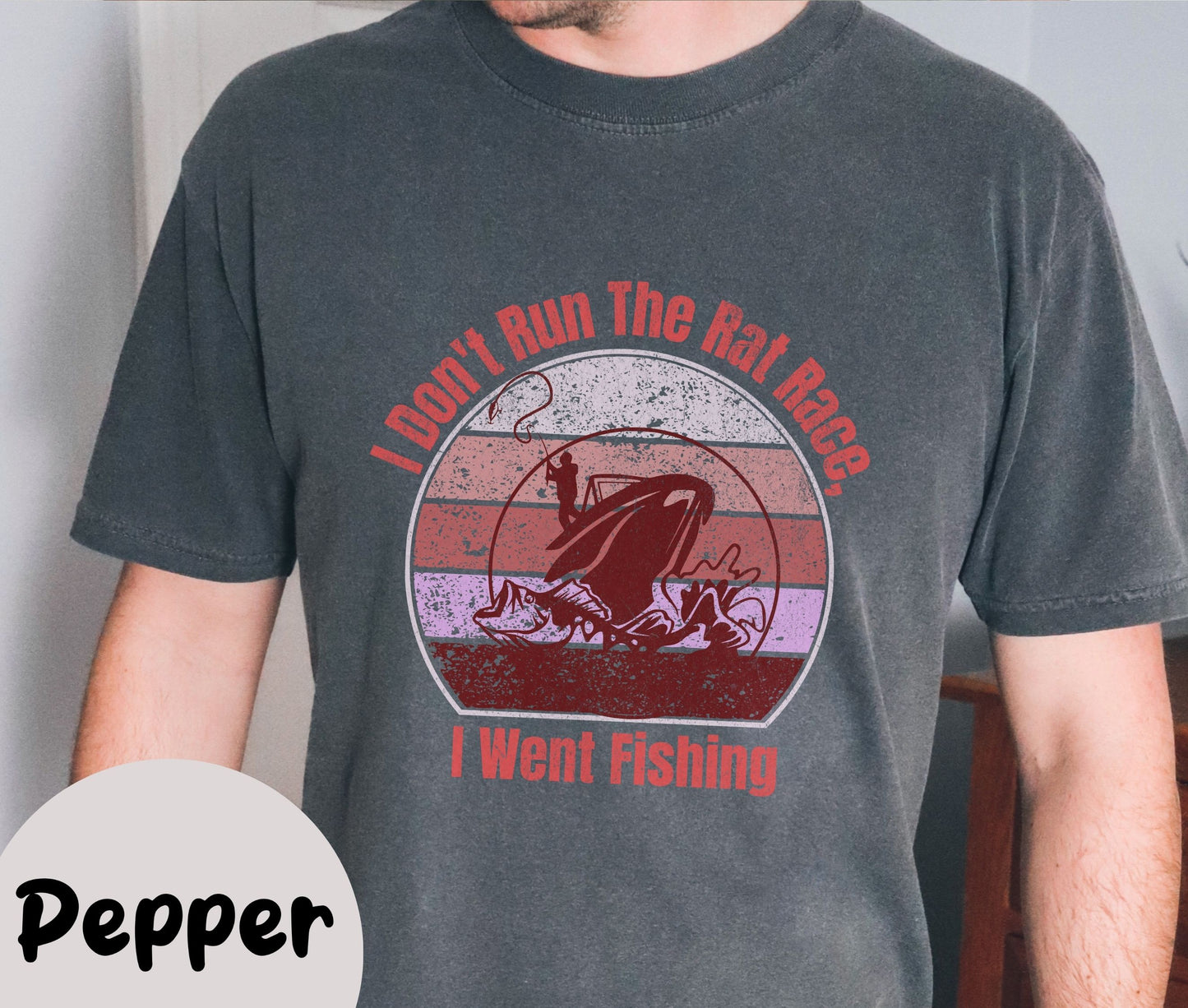 "I don't Run The Rat Race ..." Funny T-shirt Men And Women