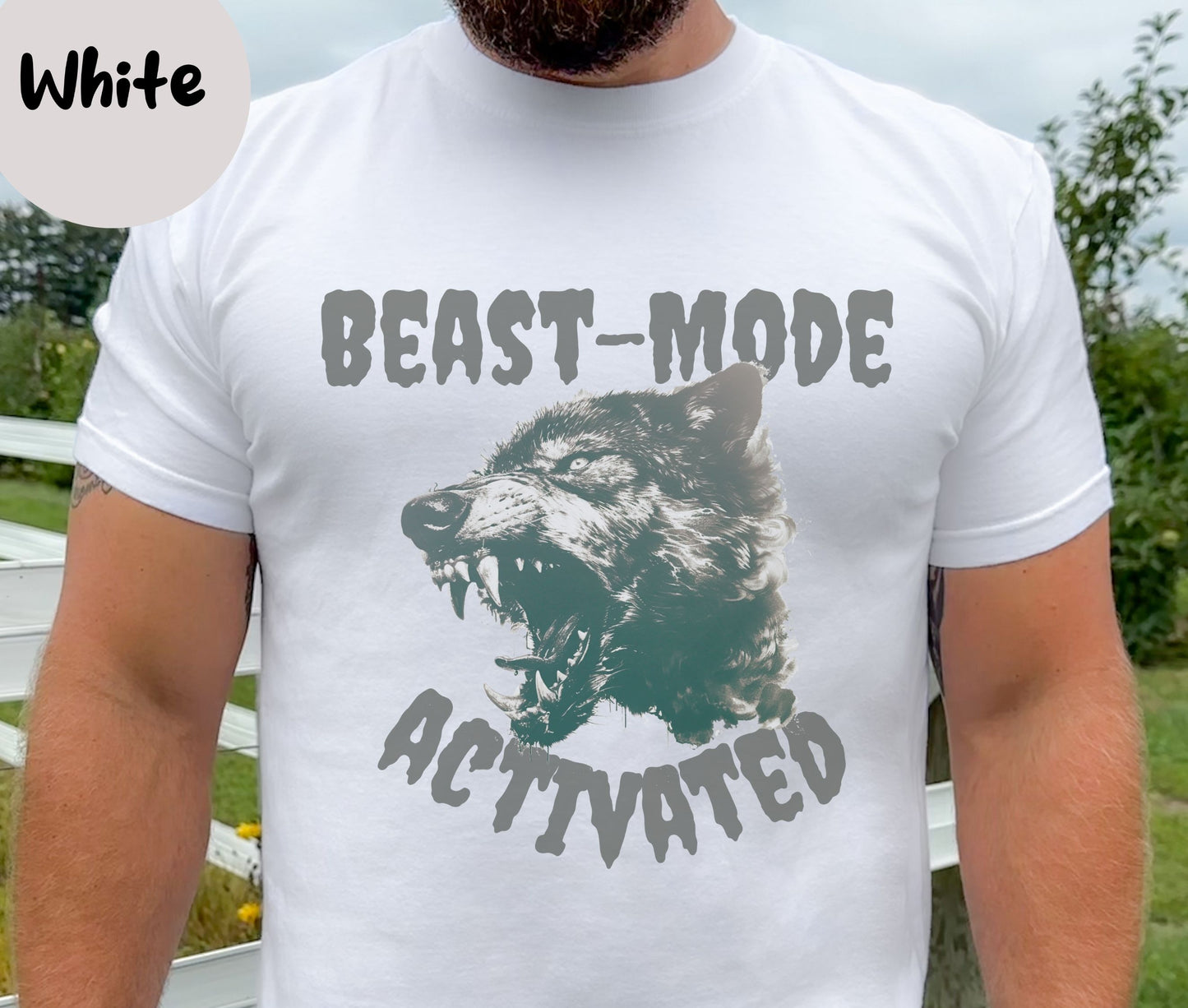 "Beast-Mode Activated" Funny T-shirt for Work Men And Women