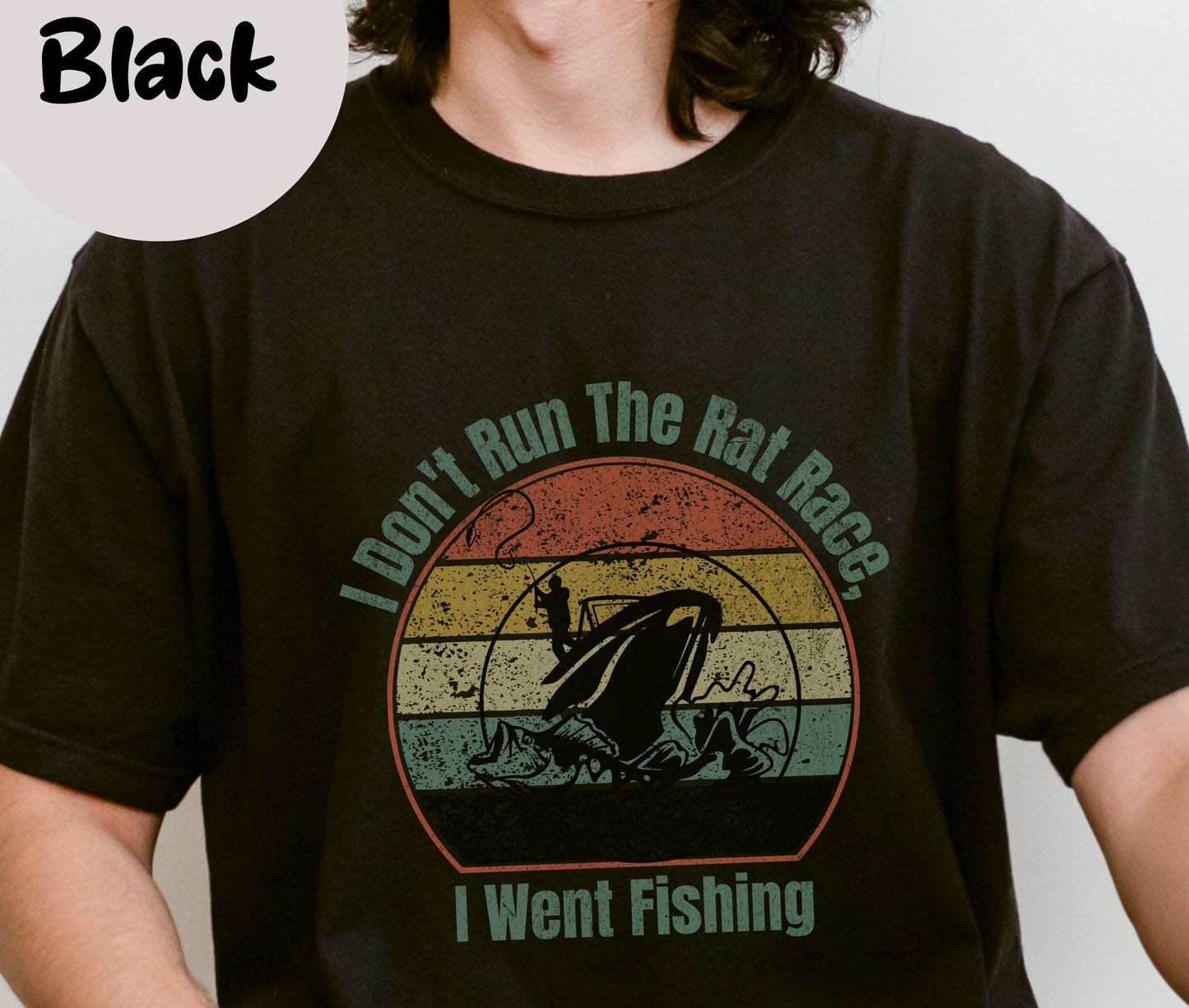 "I don't Run The Rat Race ..." Funny T-shirt Men And Women