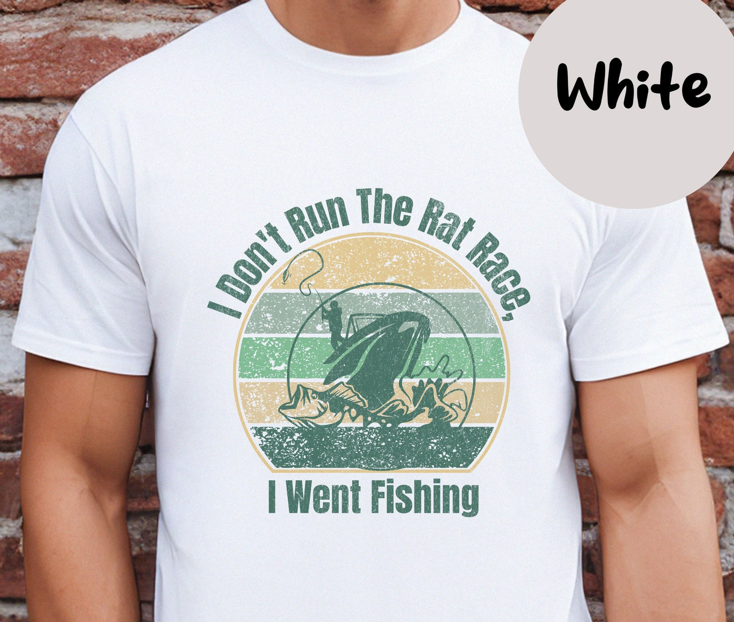 "I don't Run The Rat Race ..." Funny T-shirt Men And Women