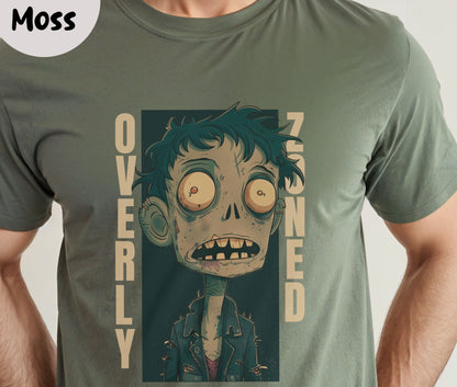 "Overly Zoned" Funny T-shirt for Work Men