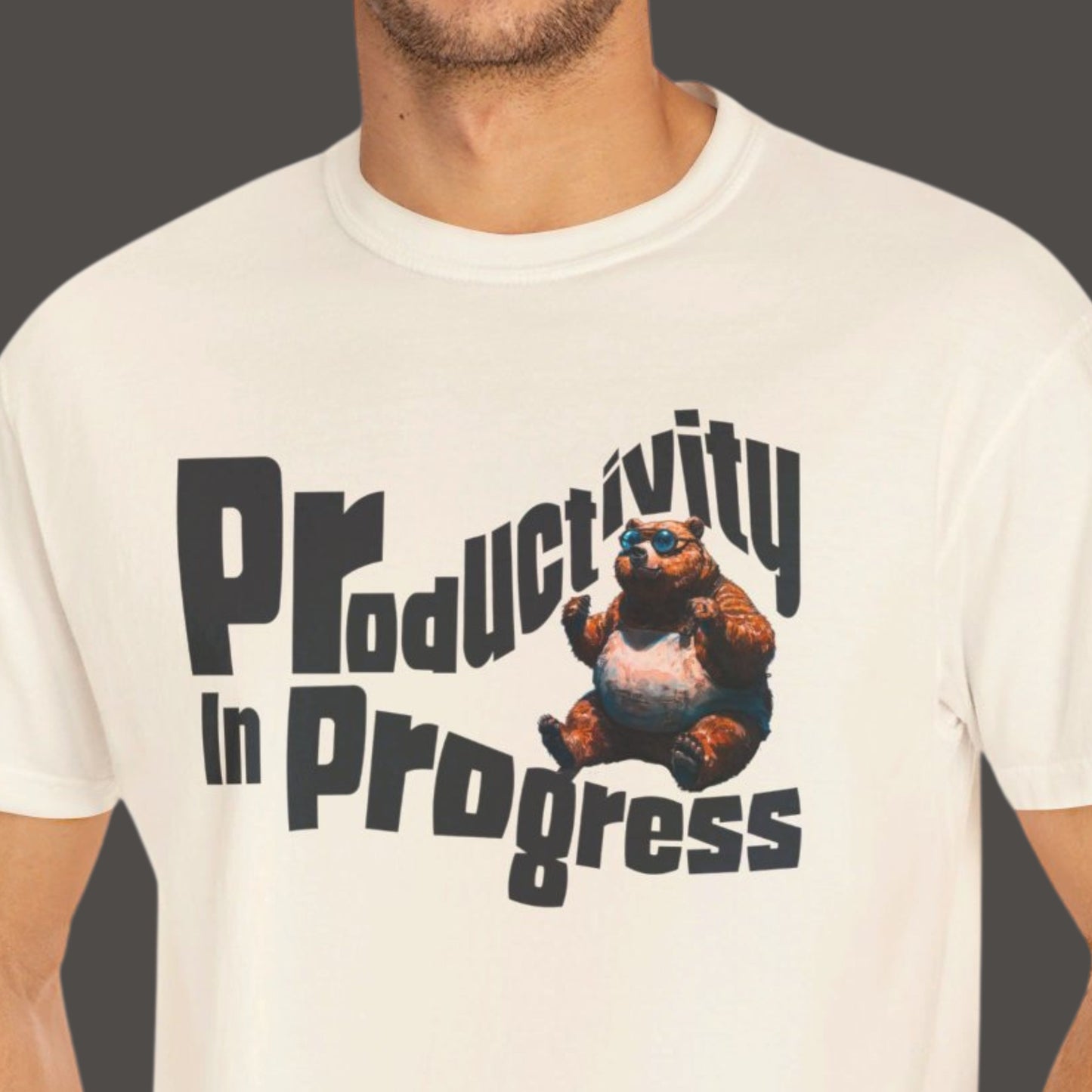 "Productivity In Progress" Funny T-shirt for Work Men And Women