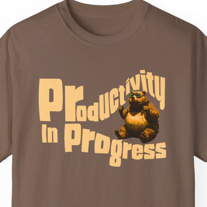 "Productivity In Progress" Funny T-shirt for Work Men And Women