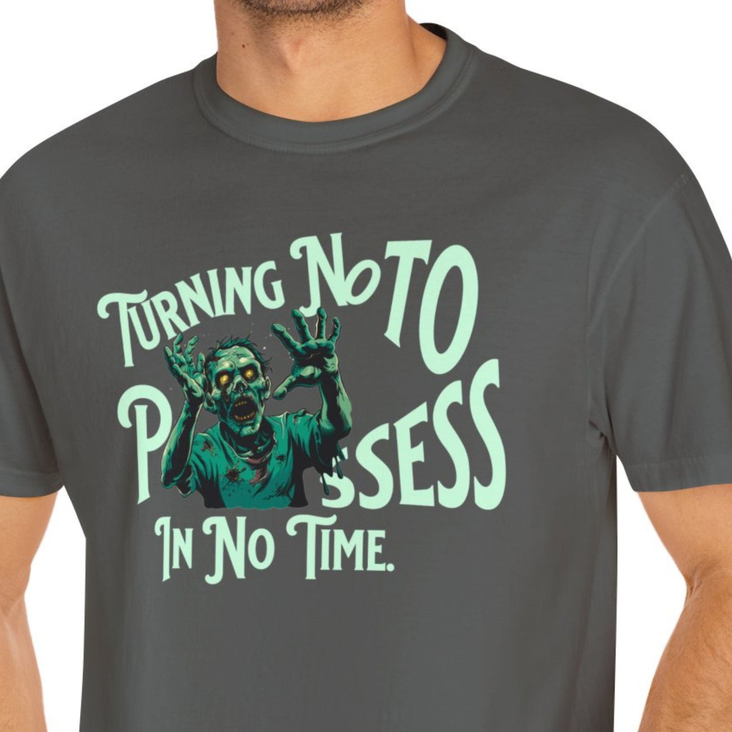 "Turning No To Possess In No Time" Funny T-shirt About Sales Men And Women