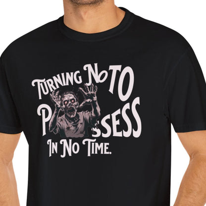 "Turning No To Possess In No Time" Funny T-shirt About Sales Men And Women