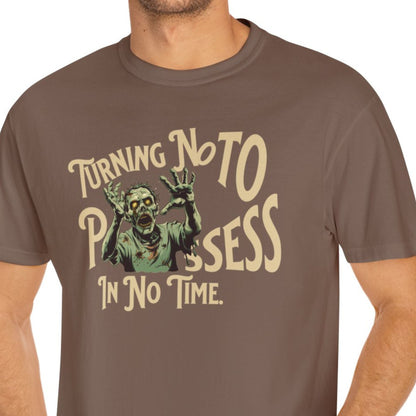 "Turning No To Possess In No Time" Funny T-shirt About Sales Men And Women