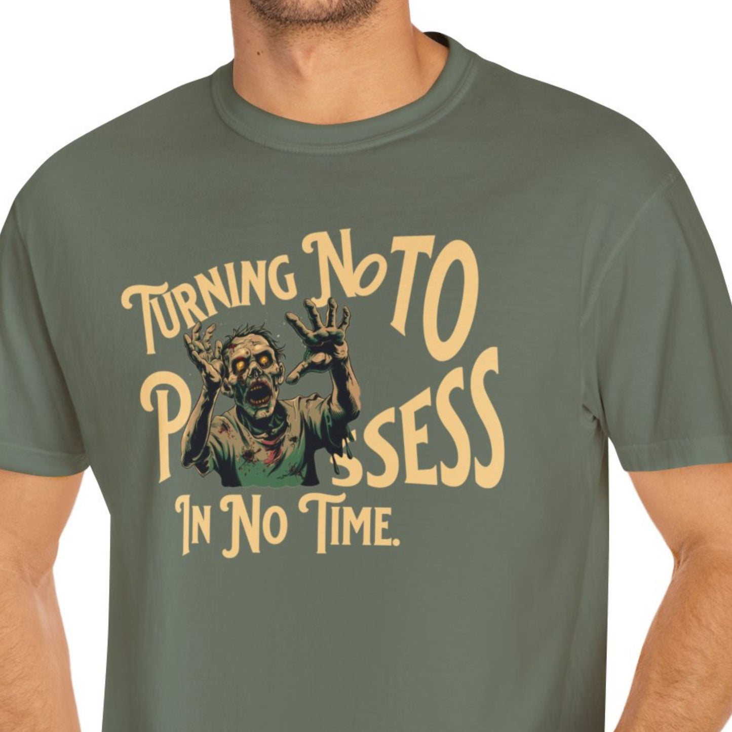 "Turning No To Possess In No Time" Funny T-shirt About Sales Men And Women