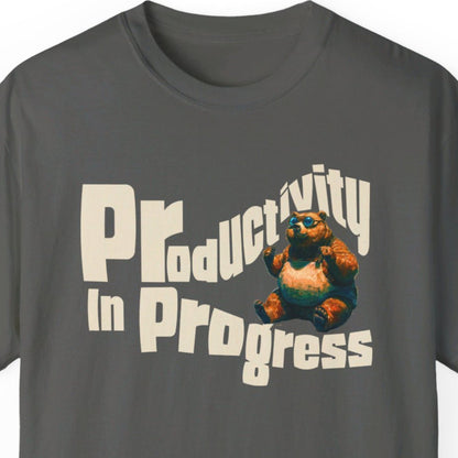 "Productivity In Progress" Funny T-shirt for Work Men And Women