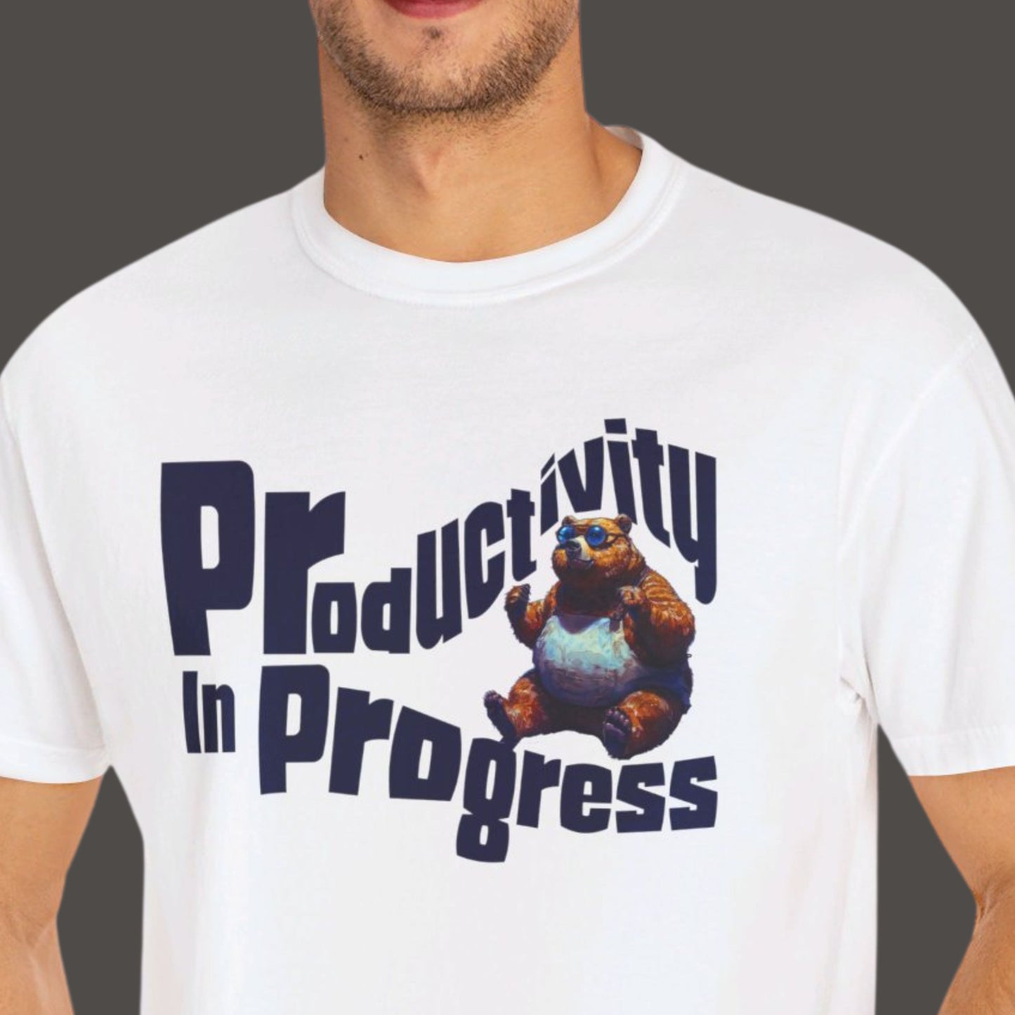 "Productivity In Progress" Funny T-shirt for Work Men And Women