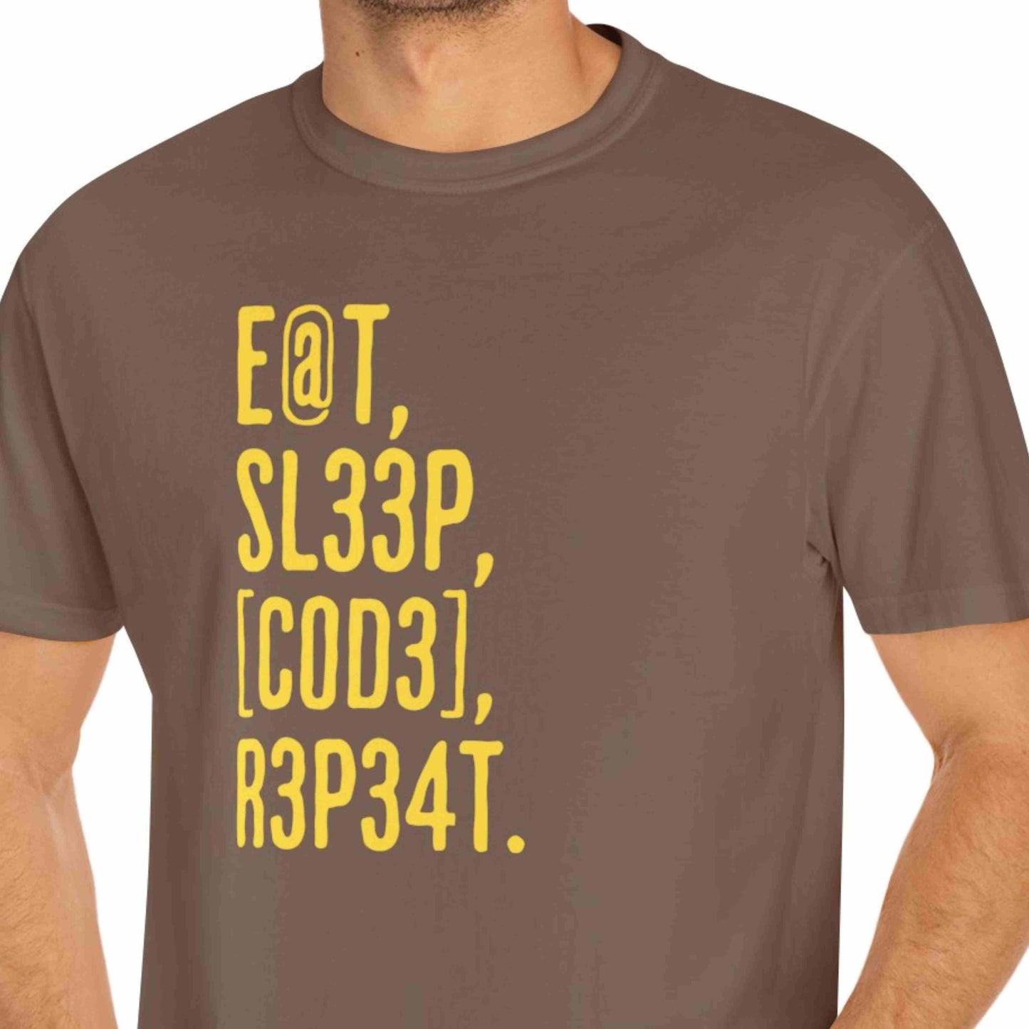 "Eat, Sleep, Code, Repeat" Funny T-shirt For Programmers Unisex