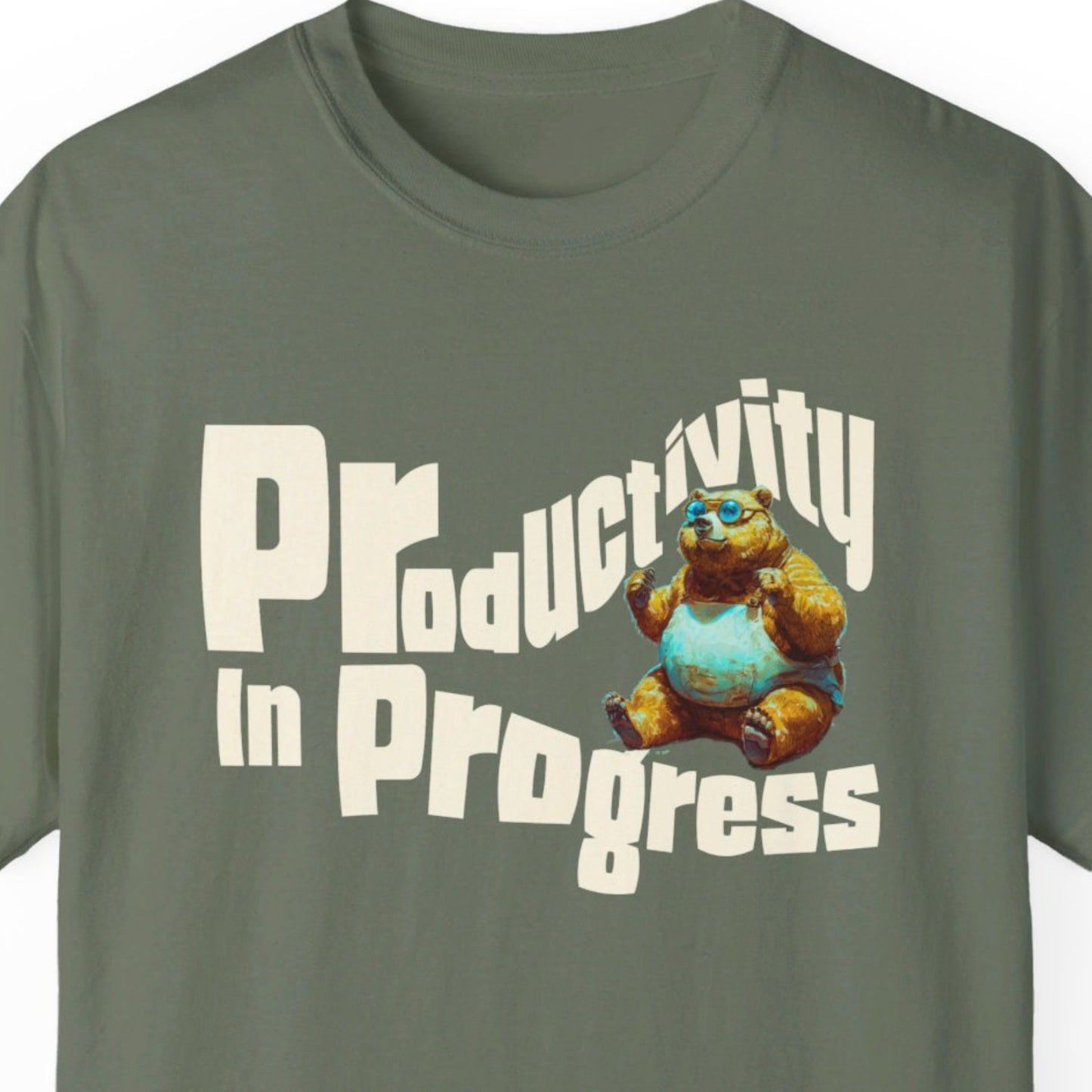 "Productivity In Progress" Funny T-shirt for Work Men And Women