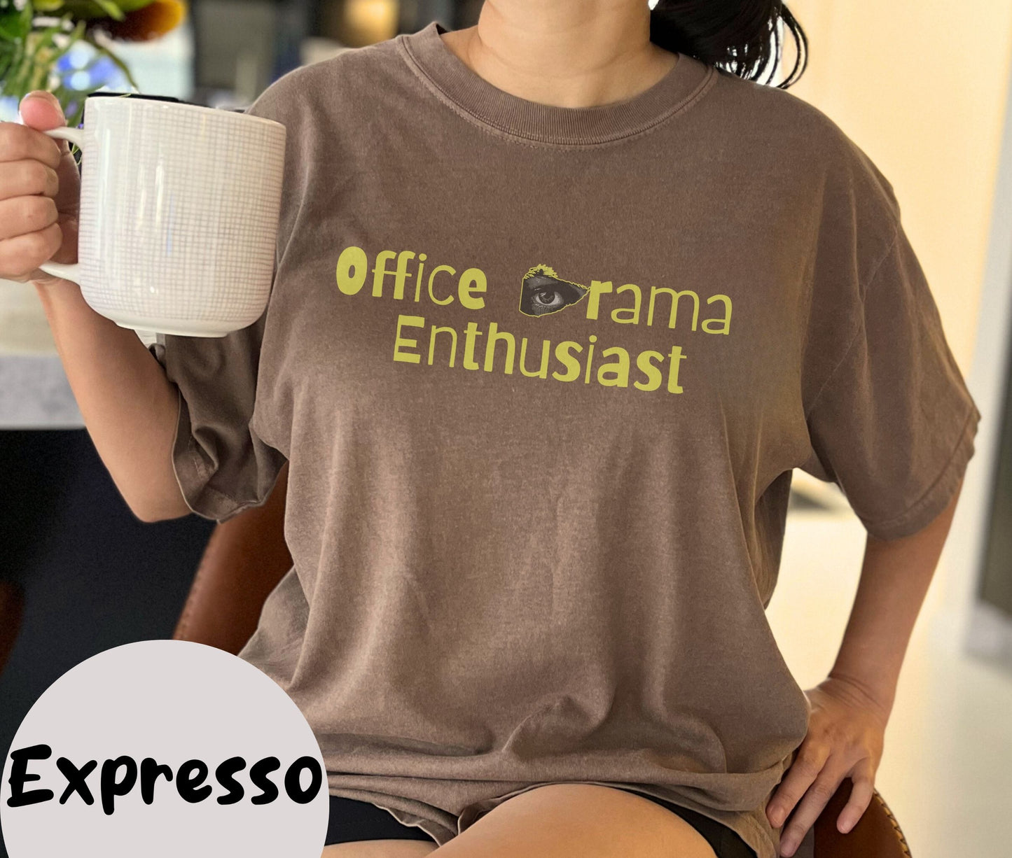 "Office Drama Enthusiast" Funny T-shirt for Work Men And Women