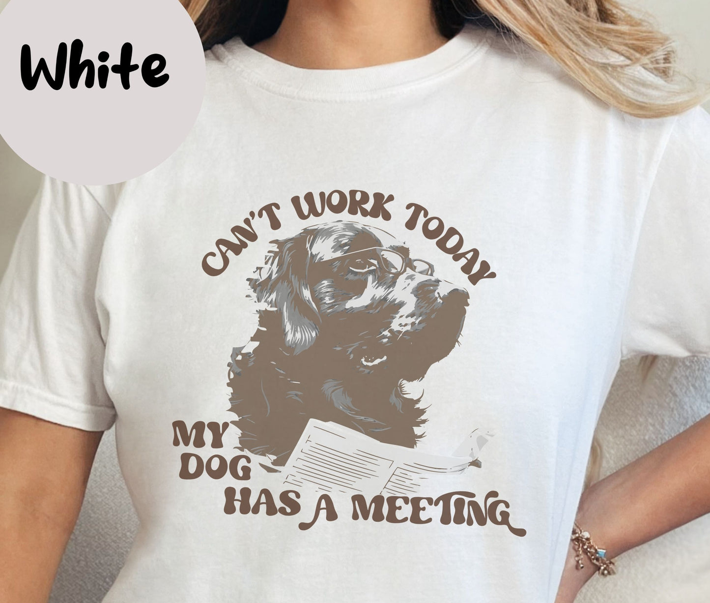 "Can't Work Today ..." T-shirt Funny T-shirt for Work Tees