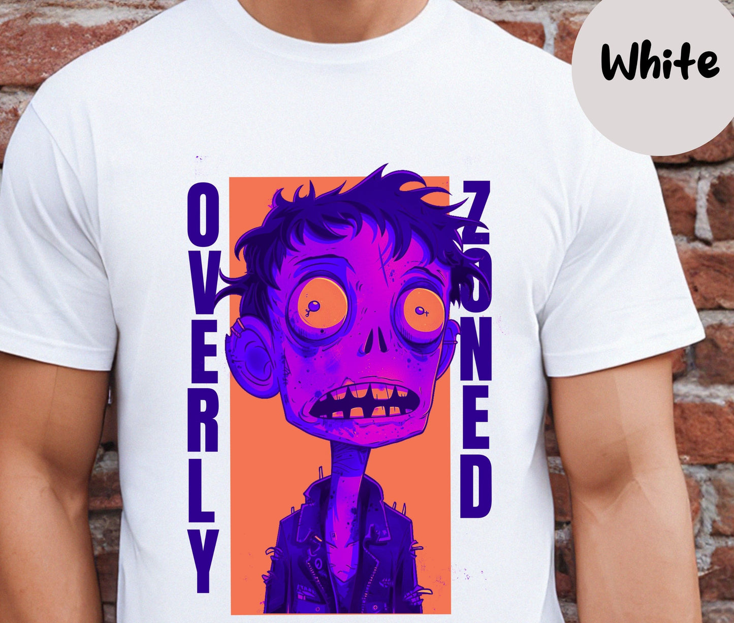 "Overly Zoned" Funny T-shirt for Work Men